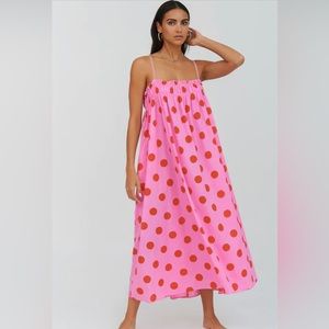 Pitusa  Polka Dot Midi Dress size Standard